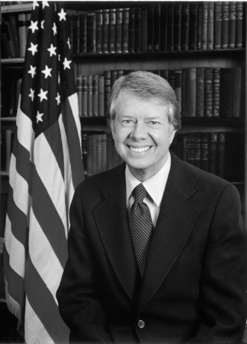 Official White House portrait of President Jimmy Carter, 1977